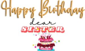 happy birthday wishes for sister in hindi: funny happy birthday wishes for sister